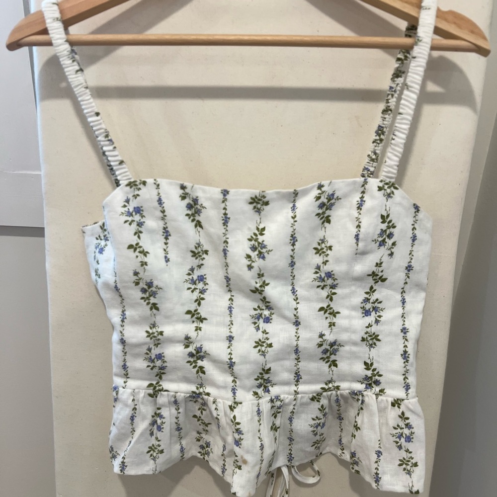 Reformation Linen Top